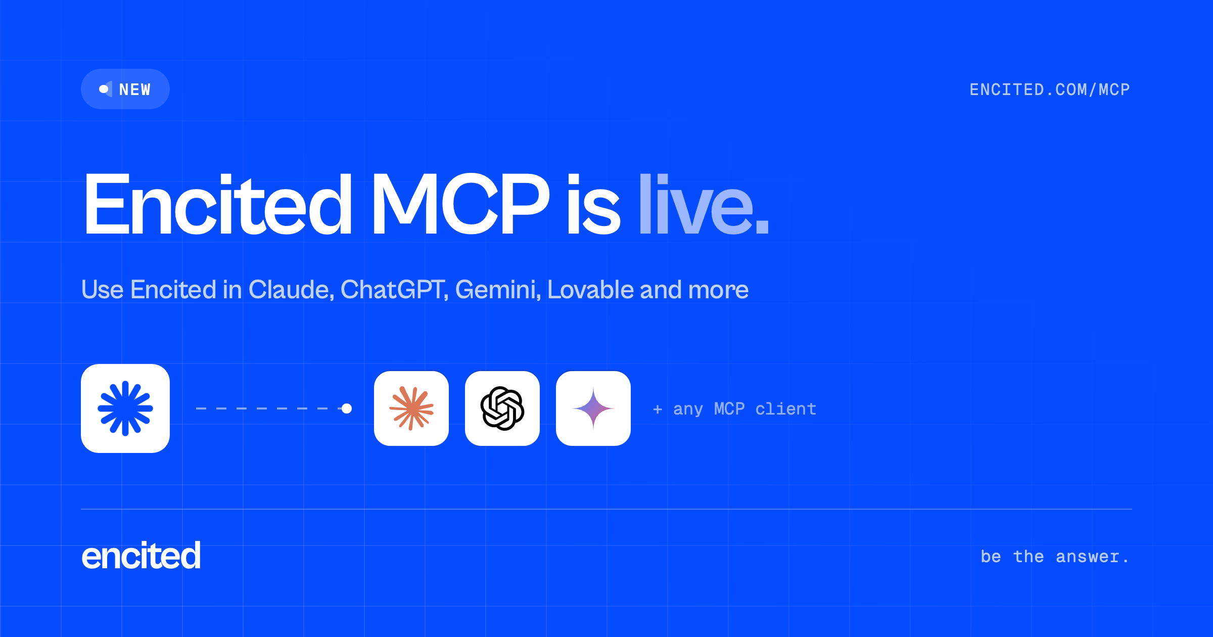 Encited MCP is live: here are 10 things you can do with it