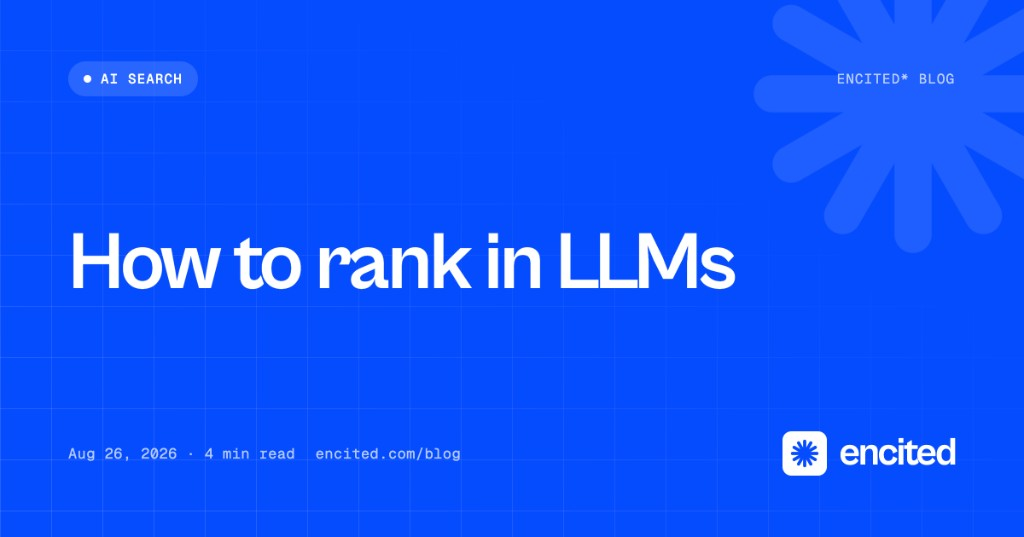 How to Rank in LLMs in 2026